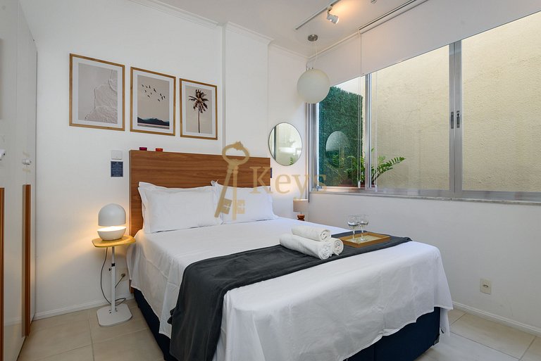 Bossa Chic Studio c/ AC | 5 min Playa