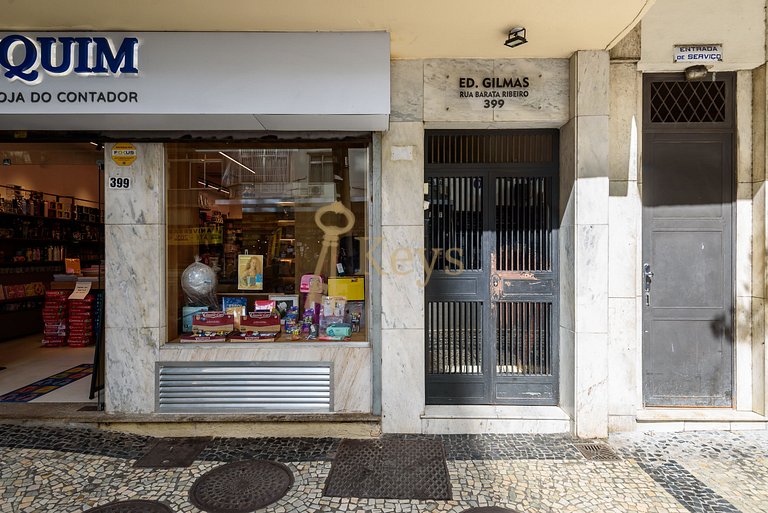Bossa Chic Studio c/ Ar | 5 min Praia Copa
