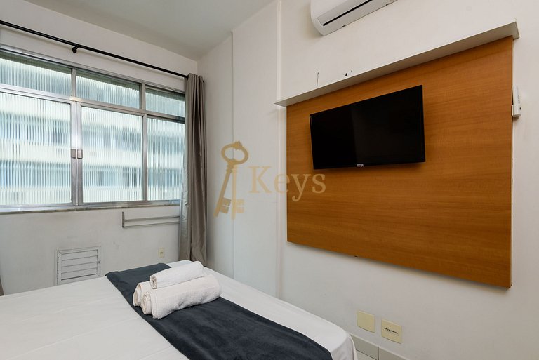 Studio Moderno & Chic | 5 min da Praia Copacabana