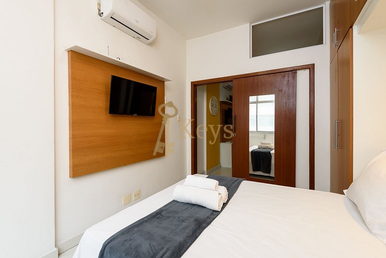 Studio Moderno & Chic | 5 min da Praia Copacabana