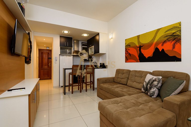 Studio Moderno & Chic | 5 min da Praia Copacabana