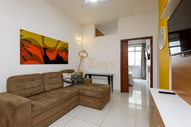 Modern & Chic Studio | 5 min from Copacabana Beach