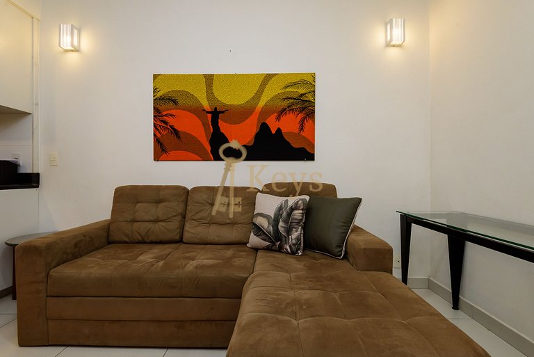 Studio Moderno & Chic | 5 min da Praia Copacabana