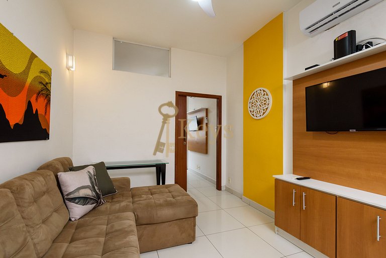 Studio Moderno & Chic | 5 min da Praia Copacabana