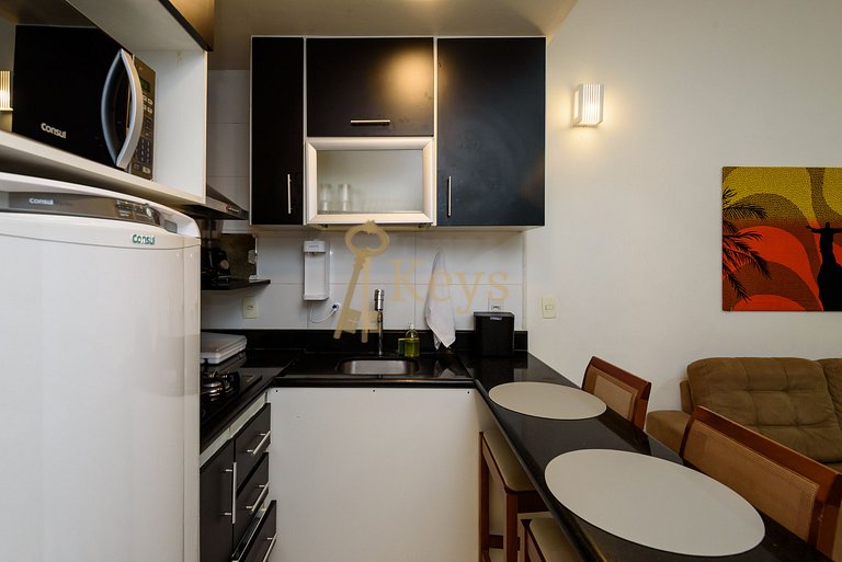 Studio Moderno & Chic | 5 min da Praia Copacabana