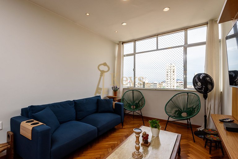 Ipanema 3 Quartos c/ Ar | Amplo e Moderno