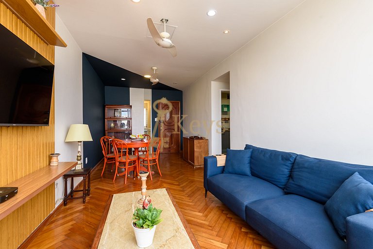 Ipanema 3 Quartos c/ Ar | Amplo e Moderno