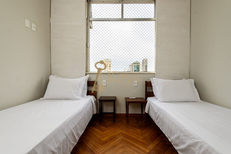 Ipanema 3 Quartos c/ Ar | Amplo e Moderno