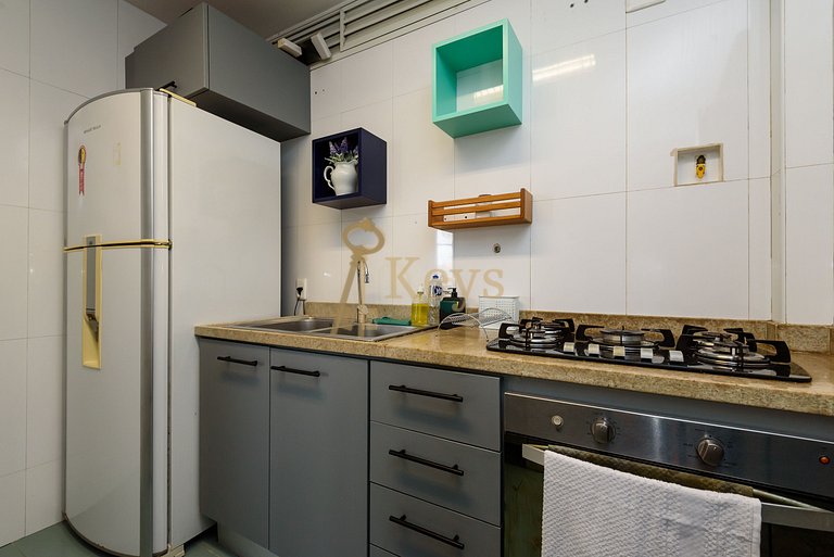 Ipanema 3 Hab c/ AC | Amplio y Moderno