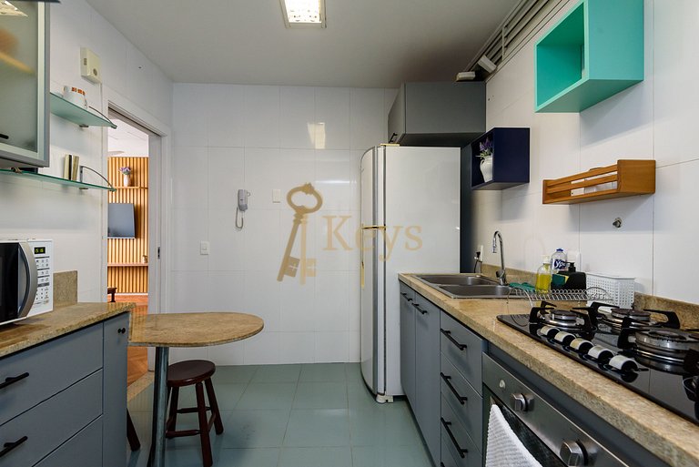 Ipanema 3 Quartos c/ Ar | Amplo e Moderno
