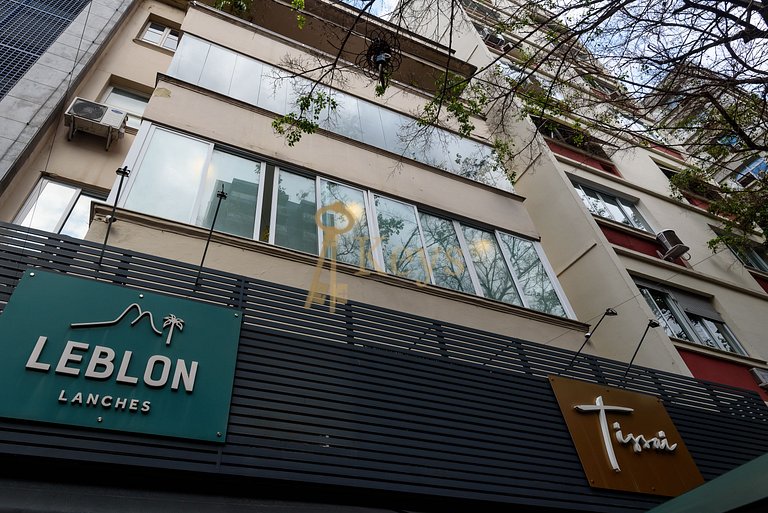 Leblon Premium | 2Q, Varanda, c/ AC, 5min Praia