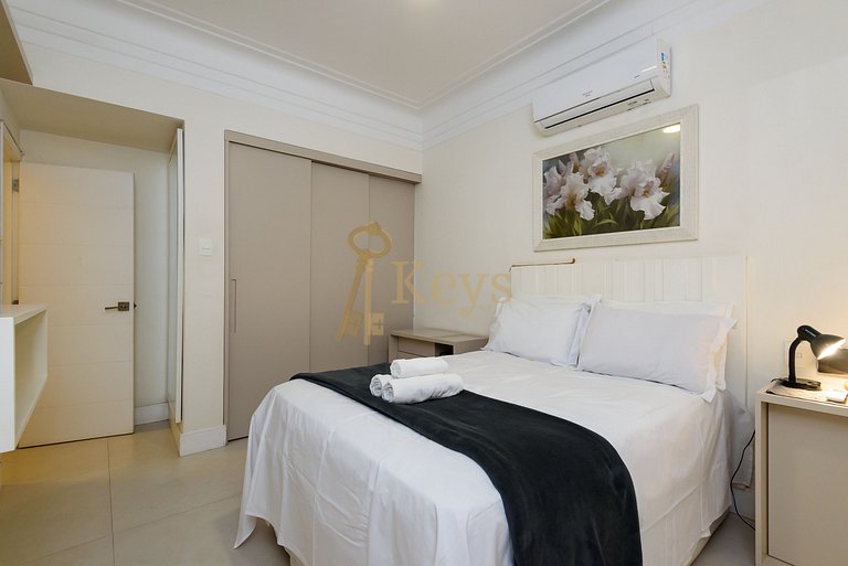 Leblon Premium | 2BR, Balcony, 5min to the Beach