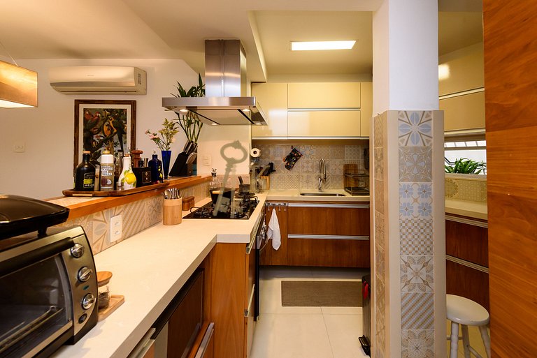 Leblon Premium | 2Hab, Balcón, AC, 5min Playa
