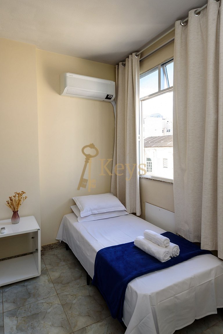 Moderno e Amplo 2 Quartos | 5 Min Praia Copacabana