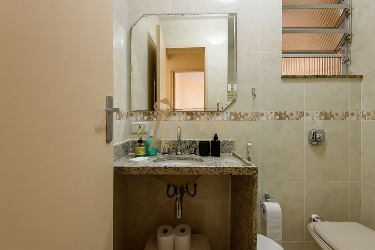 Moderno e Amplo 2 Quartos | 5 Min Praia Copacabana