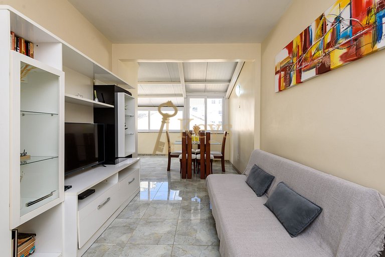 Moderno e Amplo 2 Quartos | 5 Min Praia Copacabana