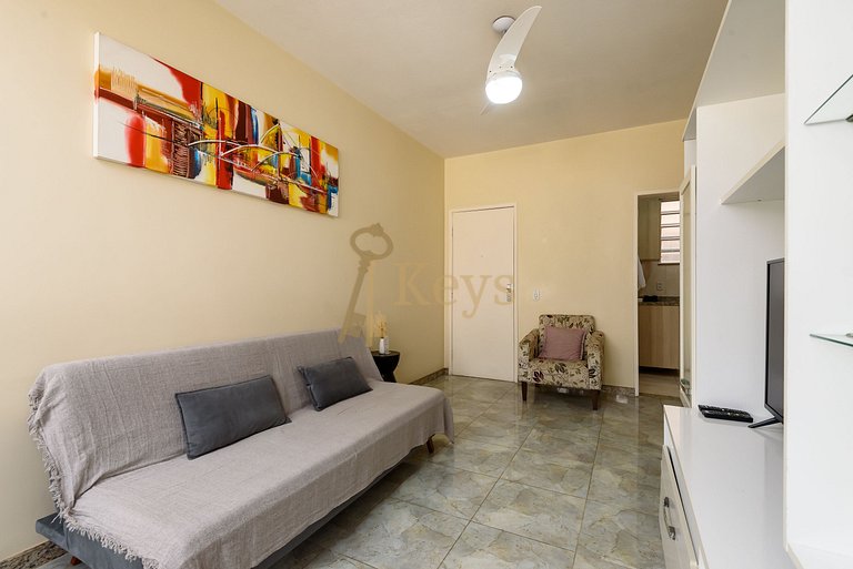 Modern & Spacious 2 BDR | 5 Mins Copacabana Beach