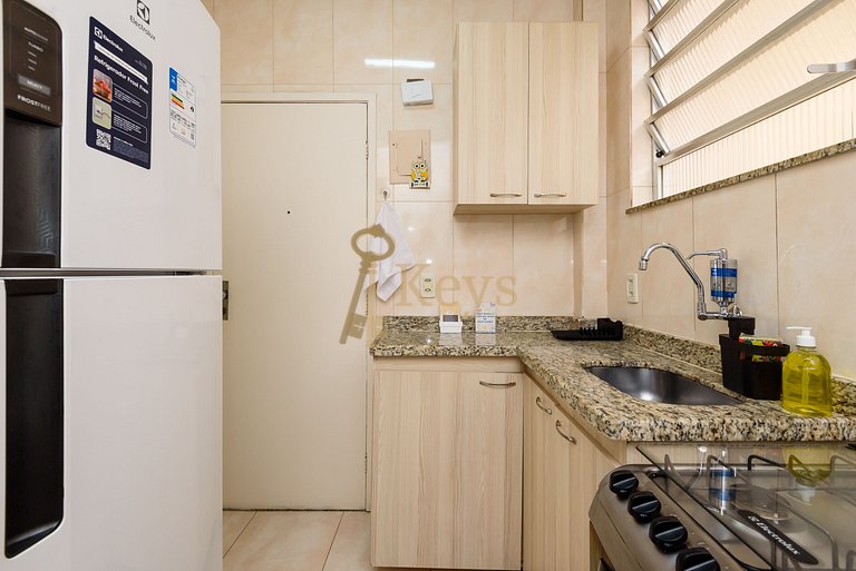 Moderno e Amplo 2 Quartos | 5 Min Praia Copacabana