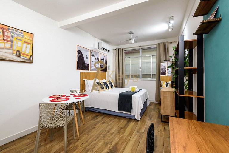 Modern Bohemian Studio w/ AC | Rio City Center