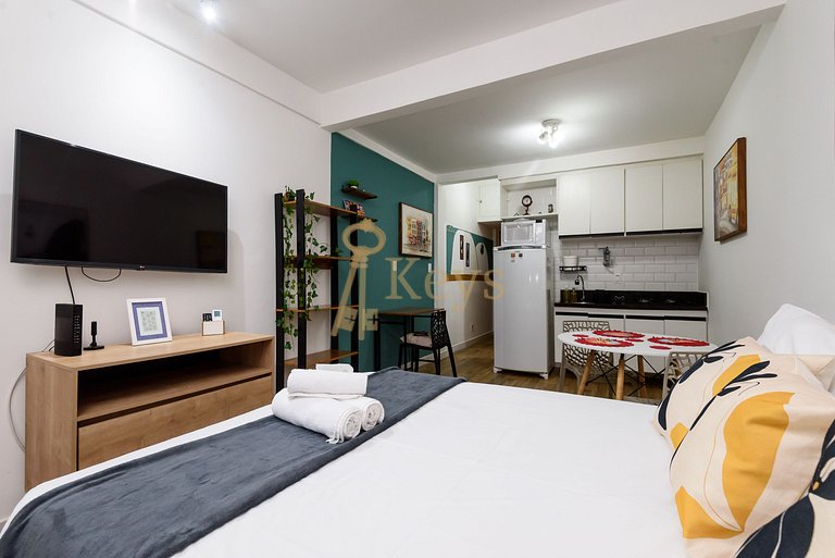 Modern Bohemian Studio w/ AC | Rio City Center