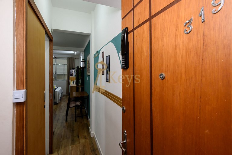 Studio Boêmio Moderno c/ Ar | Centro do Rio