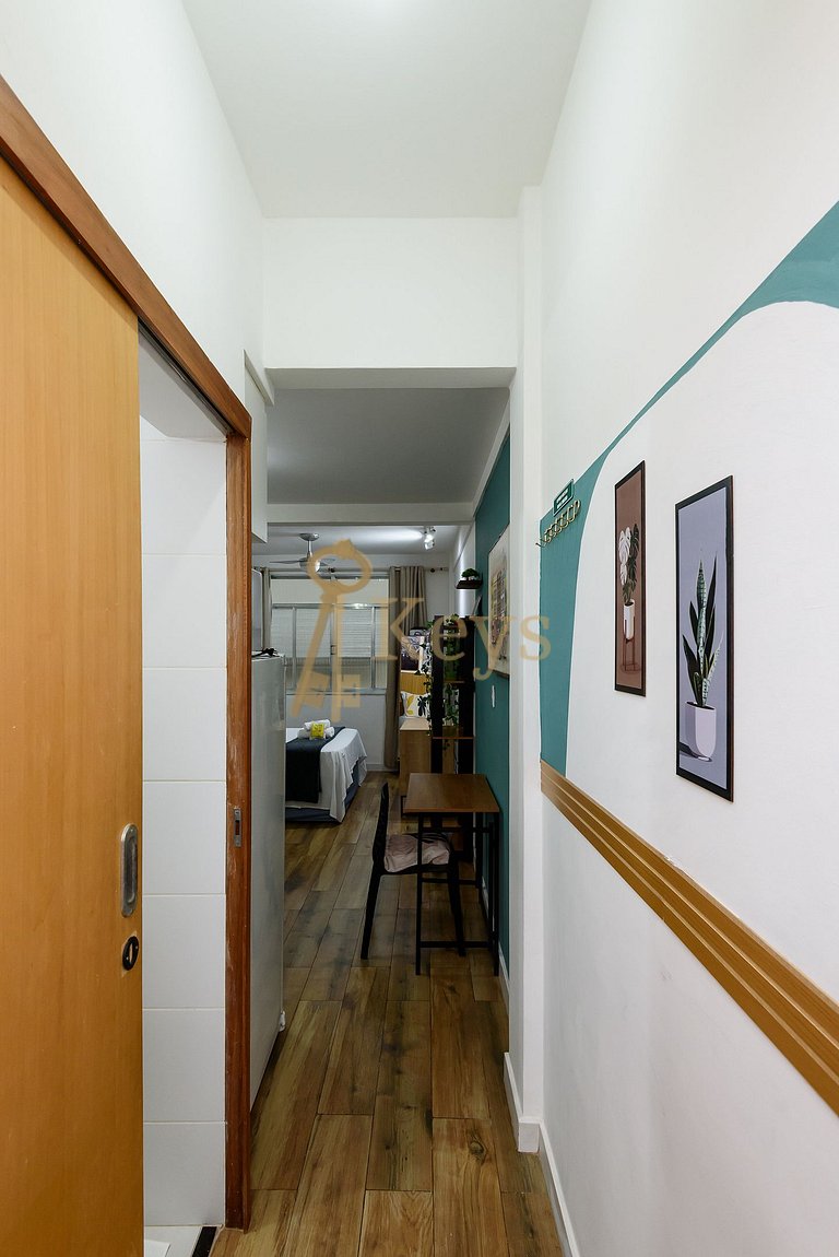 Studio Boêmio Moderno c/ Ar | Centro do Rio