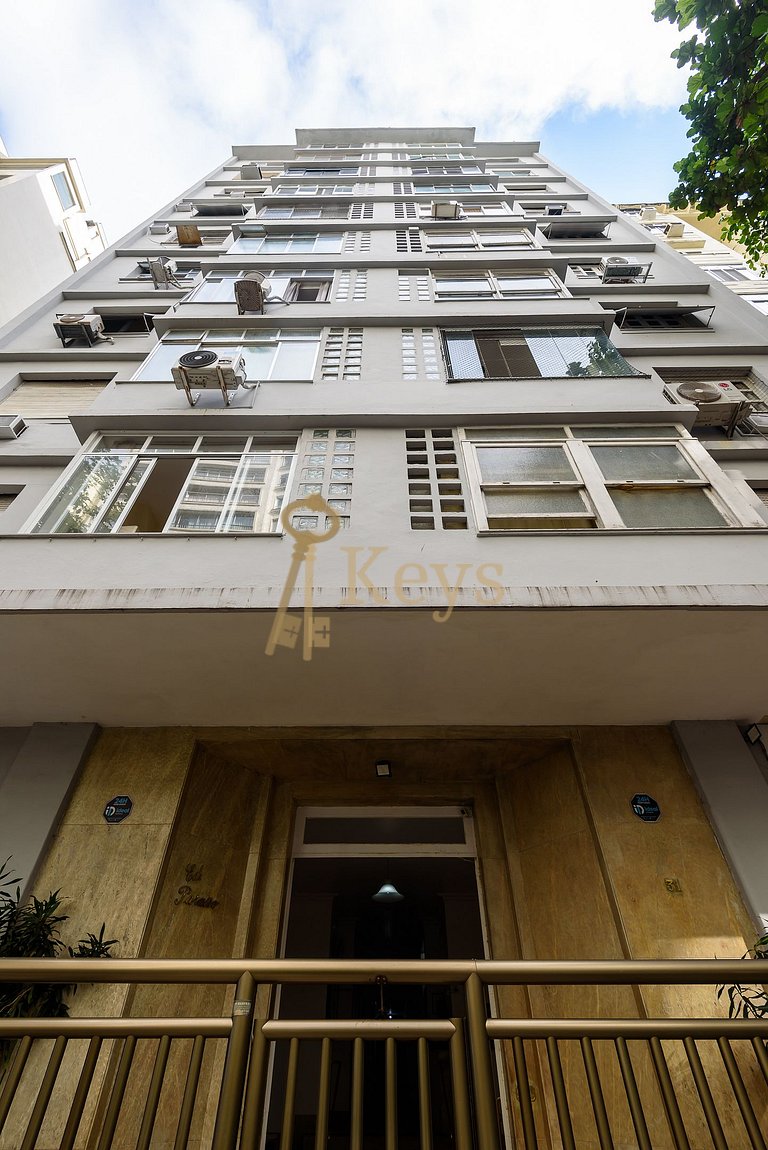 Studio Aconchegante | Quadra da Praia em Copacabana