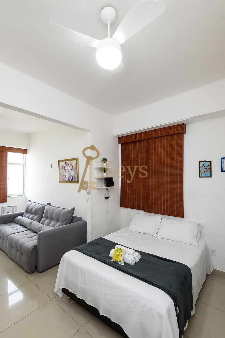 Studio Acogedor |Playa de Copacabana a una Cuadra