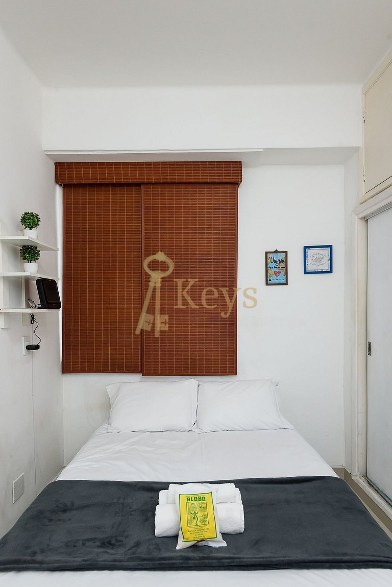 Studio Aconchegante |Quadra da Praia em Copacabana
