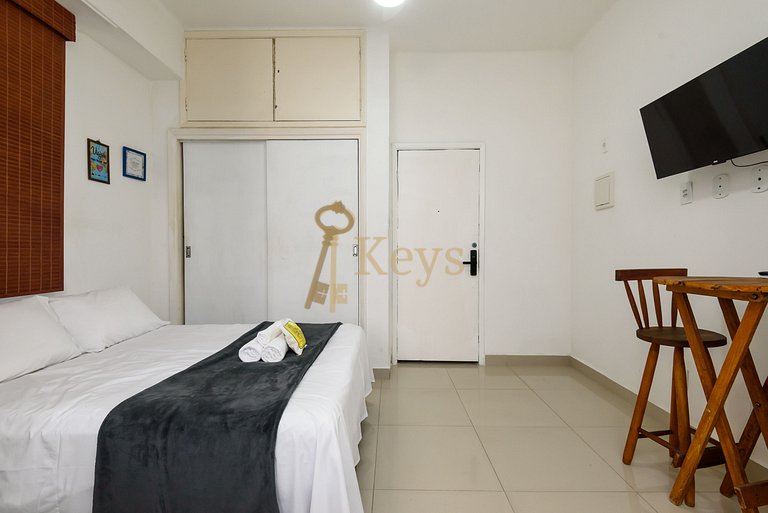 Studio Aconchegante |Quadra da Praia em Copacabana