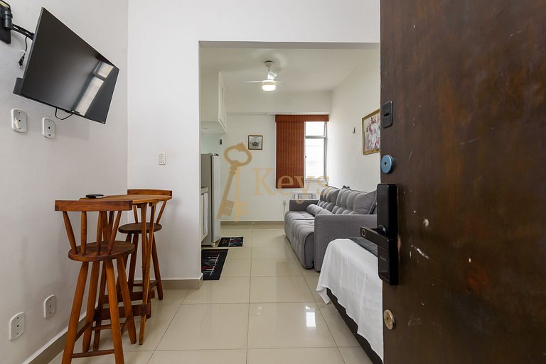 Studio Acogedor |Playa de Copacabana a una Cuadra