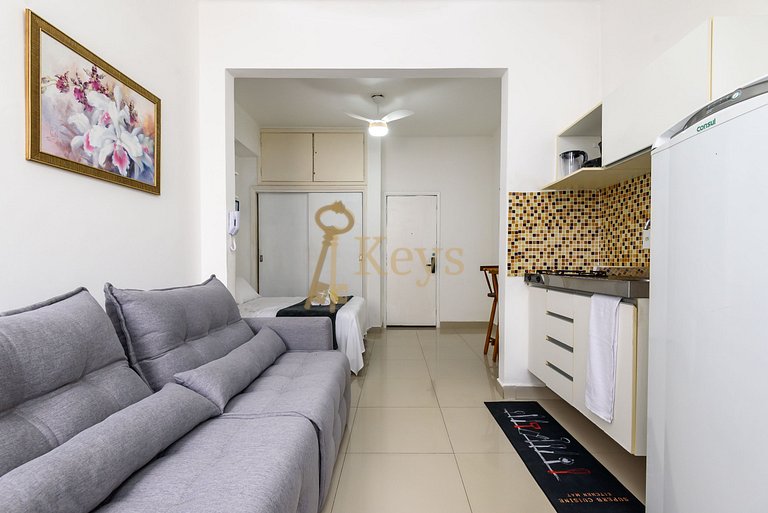Studio Aconchegante |Quadra da Praia em Copacabana