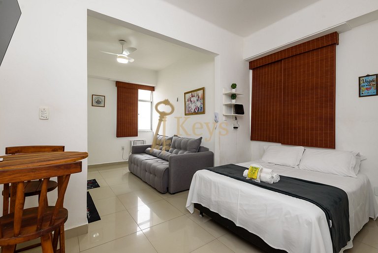 Studio Aconchegante |Quadra da Praia em Copacabana
