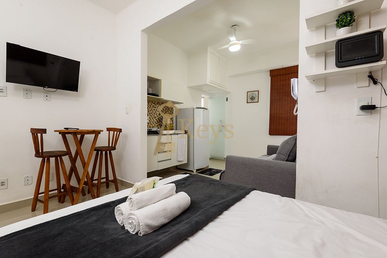 Studio Aconchegante |Quadra da Praia em Copacabana