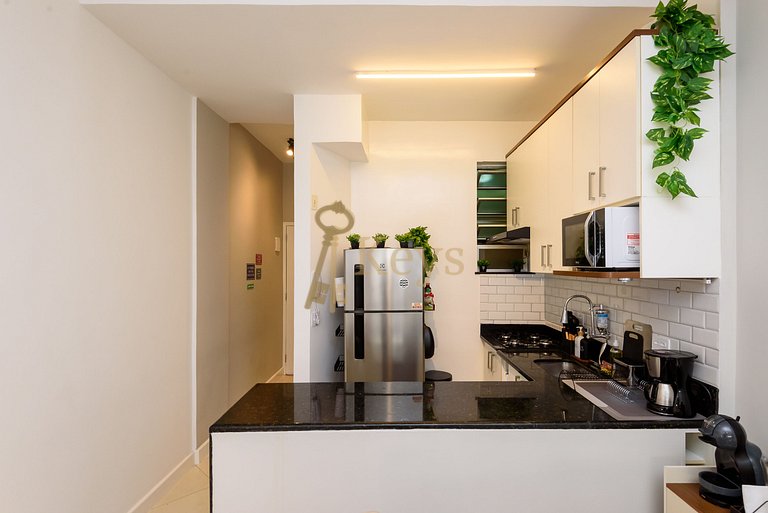 Copacabana Ocean w/ AC 5 min from the Beach