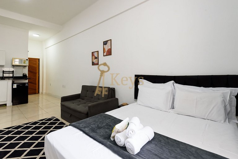 Modern Studio in Downtown Rio with AC